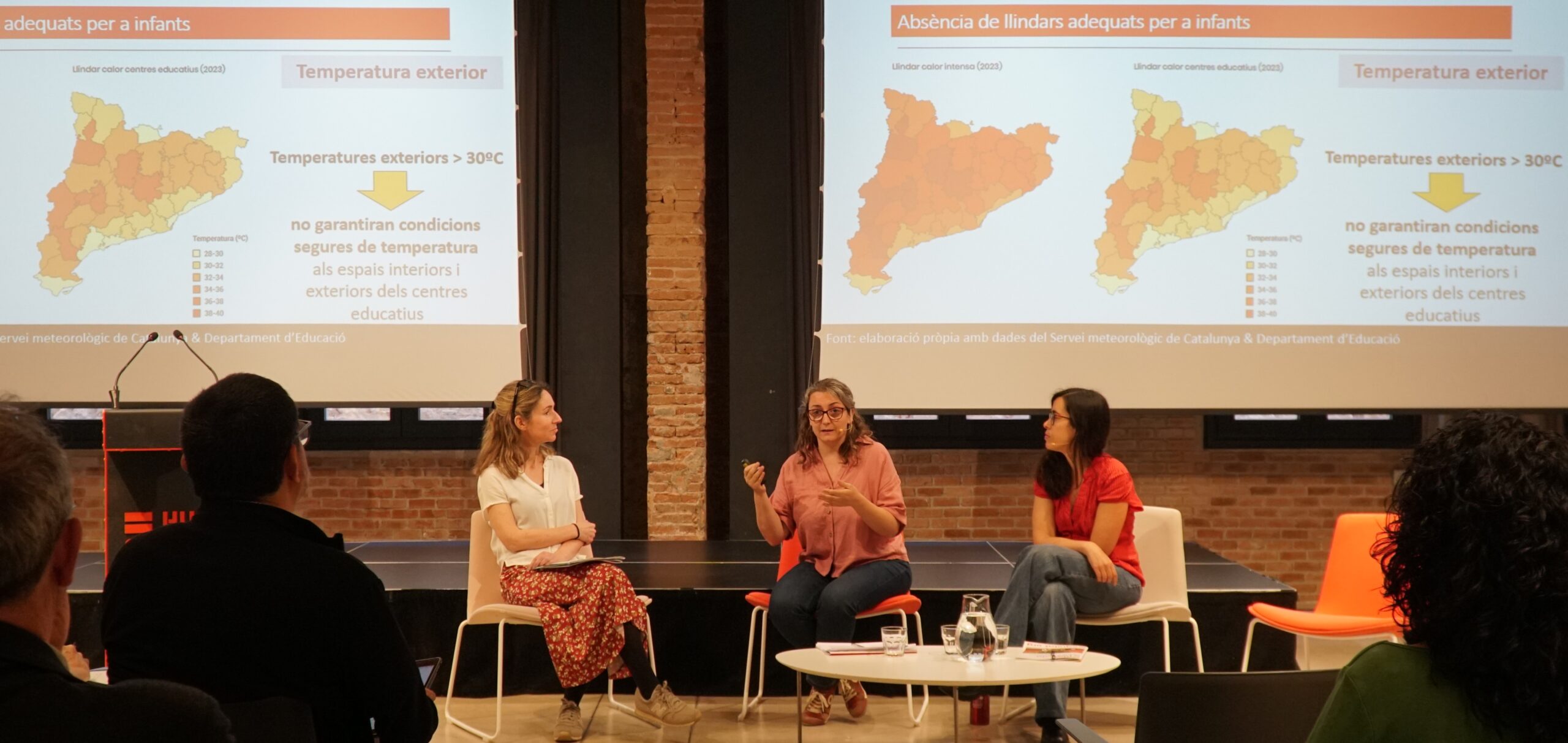 Calor a l'escola_acte presentació