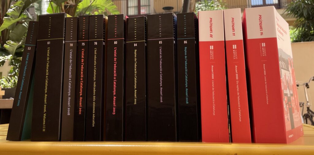 Exemplars d'Anuari de l'Educació a Catalunya